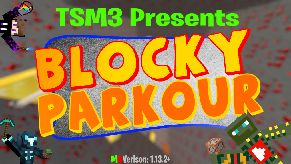 下载 Blocky Parkour 对于 Minecraft 1.13.2